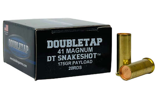 Ammunition DoubleTap Ammunition SnakeShot 41Magnum DBLTAP SNAKESHOT 41MAG 175GR 20/1000 • Model: SnakeShot